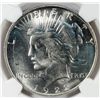 Image 2 : 1922 D PEACE DOLLAR NGC MS 65 BLAST WHITE