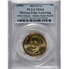 Image 1 : 2008 J.Q. ADAMS DOLLAR MISSING EDGE LETTERING PCGS MS 64