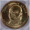 Image 2 : 2008 J.Q. ADAMS DOLLAR MISSING EDGE LETTERING PCGS MS 64