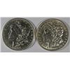 Image 1 : ( 2 )  VERY  NICE CIRCULATED MORGAN SILVER DOLLARS: 1900-P AND 1902-P