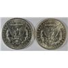 Image 2 : ( 2 )  VERY  NICE CIRCULATED MORGAN SILVER DOLLARS: 1900-P AND 1902-P