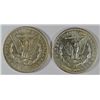 Image 2 : ( 2 )  VERY NICE CIRCULATED MORGAN SILVER DOLLARS: 1883-O AND 1889-P