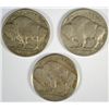 Image 2 : 1917 VF, 1917-D FINE & 1917-S VF BUFFALO NICKELS