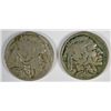 Image 1 : 1919-D VG & 1919-S FINE BUFFALO NICKELS
