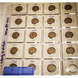 20 LIBERTY V NICKLES 1899-1911
