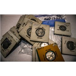 26 ASSORTED 1950 NICKLES