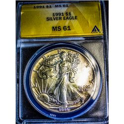 1991 SILVER EAGLE MS61