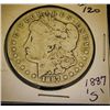 Image 1 : 1887 S MORGAN SILVER DOLLAR