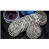 Image 1 : 20 PCS 1942,1942S WALKING LIBERTY HALF DOLLARS