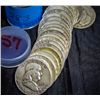 Image 1 : 20PCS 1957 FRANKLIN HALF DOLLARS