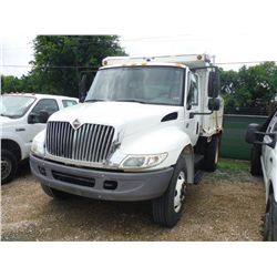 2004 INTERNATIONAL 4300 S/A DUMP, S/N 1HTMMAAR64H604770, 7.6L DIESEL, A/T, A/C, OX STEEL DUMP BODY, 
