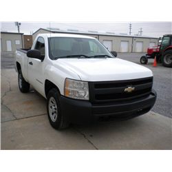 2007 CHEVROLET C1500 SILVERADO PICKUP , S/N 1GCEC14067Z635517, V8 GAS, A/T, A/C, 44,975 MILES