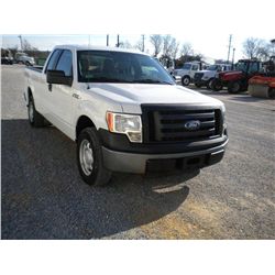 2010 FORD F150XL EXTENDED CAB PICKUP, S/N 1FTFX1CV2AFC63320, V8 GAS, A/T, A/C, 57,902 MILES