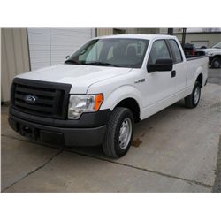 2010 FORD F150XL EXTENDED CAB PICKUP, S/N 1FTFX1CV9AKB68325, V8 GAS, A/T, A/C, 69,158 MILES