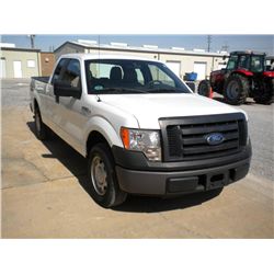 2010 FORD F150XL EXTENDED CAB PICKUP, S/N 1FTFX1CV7AFC63328, V8 GAS, A/T, A/C, 55,612 MILES