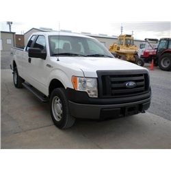 2010 FORD F150XL EXTENDED CAB 4X4 PICKUP, S/N 1FTFX1EV9AKB68287, V8 GAS, A/T, A/C, 55,855 MILES