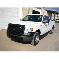 2010 FORD F150XL EXTENDED CAB 4X4 PICKUP, S/N 1FTFX1EV5AFC63339, V8 GAS, A/T, A/C, TOOLBOX, 64,183 M