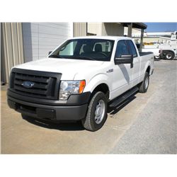 2010 FORD F150XL EXTENDED CAB 4X4 PICKUP, S/N 1FTFX1EV8AFB81377, V8 GAS, A/T, A/C, 65,841 MILES