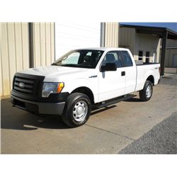 2010 FORD F150XL EXTENDED CAB 4X4 PICKUP, S/N 1FTFX1EV7AFB81385, V8 GAS, A/T, A/C, TOOLBOX, 61,440 M
