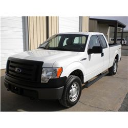 2010 FORD F150XL EXTENDED CAB 4X4 PICKUP, S/N 1FTFX1EV3AFB81383, V8 GAS, A/T, A/C, 57,182 MILES