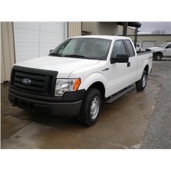 2010 FORD F150XL EXTENDED CAB 4X4 PICKUP, S/N 1FTFX1EVXAKB68279, V8 GAS, A/T, A/C, 55,150 MILES