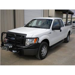 2010 FORD F150XL EXTENDED CAB 4X4 PICKUP, S/N 1FTFX1EV0AKB68274, V8 GAS, A/T, A/C, WARN WINCH, 65,89