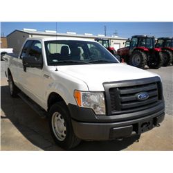 2010 FORD F150XL EXTENDED CAB 4X4 PICKUP, S/N 1FTFX1EV9AKB68273, V8 GAS, A/T, A/C, 50,641 MILES