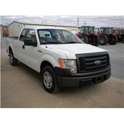 2009 FORD F150XL EXTENDED CAB PICKUP, S/N 1FTRX12VX9KC51868, V8 GAS, A/T, A/C, 57,897 MILES