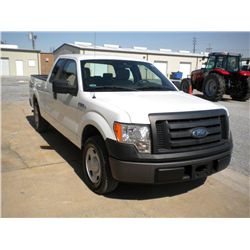 2009 FORD F150XL EXTENDED CAB PICKUP, S/N 1FTRX12V49FA55305, V8 GAS, A/T, A/C, 56,964 MILES