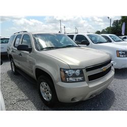 2010 CHEVROLET TAHOE 4X4, S/N 1GNUKAE03AR216360, V8 GAS, A/T, A/C, 90,940 MILES