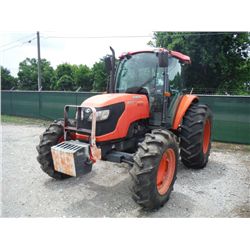 2009 KUBOTA M9540D 4X4 FARM TRACTOR, S/N 81328, 95 HP, 3 PTH, PTO, TOPLINK, (3) HYD. REMOTES, HYD. S
