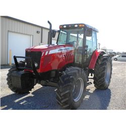 2008 MASSEY FERGUSON 5465 4X4 FARM TRACTOR, S/N T053011, 100 HP, 3 PTH, PTO, TOPLINK, (3) HYD. REMOT