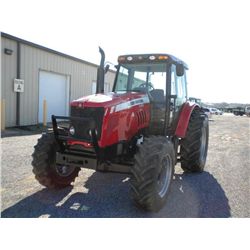 2008 MASSEY FERGUSON 5465 4X4 FARM TRACTOR, S/N T007087, 100 HP, 3 PTH, PTO, TOPLINK, (3) HYD. REMOT