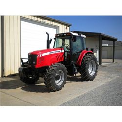 2008 MASSEY FERGUSON 5465 4X4 FARM TRACTOR, S/N T170024, 100 HP, 3 PTH, PTO, TOPLINK, (3) HYD. REMOT