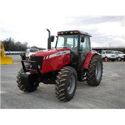 2008 MASSEY FERGUSON 5465 4X4 FARM TRACTOR, S/N T052010, 100 HP, 3 PTH, PTO, TOPLINK, (3) HYD. REMOT