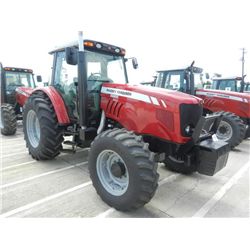 2008 MASSEY FERGUSON 5465 4X4 FARM TRACTOR, S/N T008048, 100 HP, 3 PTH, PTO, TOPLINK, (3) HYD. REMOT