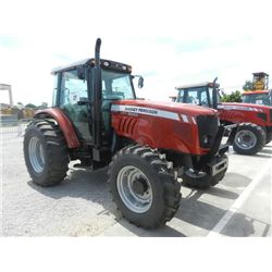 2008 MASSEY FERGUSON 5465 4X4 FARM TRACTOR, S/N T022018, 100 HP, 3 PTH, PTO, TOPLINK, (3) HYD. REMOT