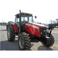 2008 MASSEY FERGUSON 5465 4X4 FARM TRACTOR, S/N T023029, 100 HP, 3 PTH, PTO, TOPLINK, (3) HYD. REMOT