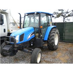 2008 NEW HOLLAND TL100A FARM TRACTOR, S/N HJS099223, 100 HP, 3 PTH, PTO, TOPLINK, (3) HYD. REMOTES, 