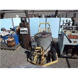 CONCRETE SAW/5 GAL OIL PROPANE TANK/ BITUMINOUS DISTRIBUTOR