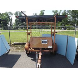 EARLY WARNER SIGN TRAILER MOUNTED