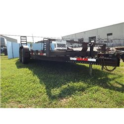 2001 LAWR 16BC FLAT TRAILER, S/N AAP8679001