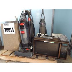 MICROWAVE/VACUUM CLEANERS/WATER FOUNTAIN