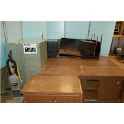 MISC CREDENZAS/DESKS/FILE CABINETS