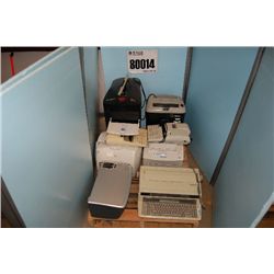 PRINTERS, TYPEWRITER, MISC OFFICE EQUIPMENT