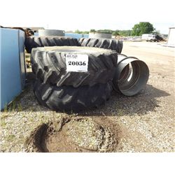 TIRES * 6 EACH 18.4X30 *2 EACH RIMS TO FIT 18.4X30
