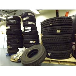 TIRES *5 EACH 1000R20 *5 EACH LT215/85R16 *5 EACH LT225/75R16 *4
