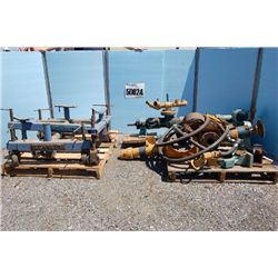 TRACTOR SPLITTING STAND/WATER PIPES AND VALVES