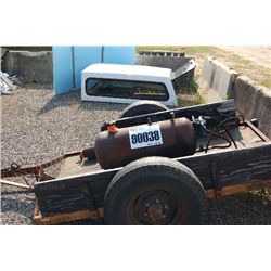 UTILITY TRAILER, CAMPER SHELL