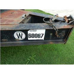 2004 CIRCLE W 35' TRI AXLE TAG TRAILER, S/N 1C9TB335X41140721